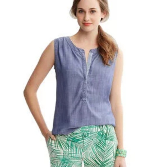 Banana Republic Tops - Banana Republic denim tank